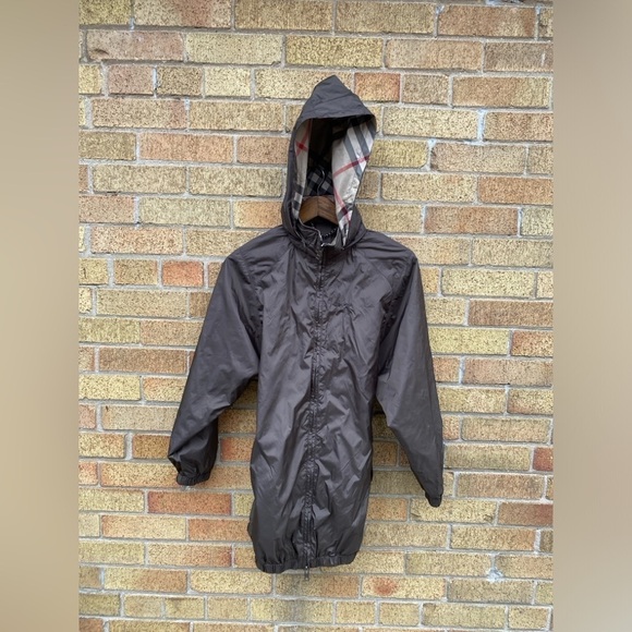 Vintage Burberry London Nylon Novacheck Jacket Medium Brown - Picture 15 of 16